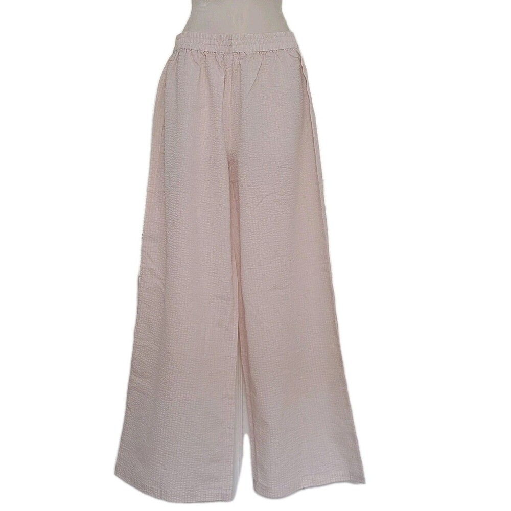 JADE Swim Sz S/M Mika Pants Semi-Sheer cotton Wide Leg Swim Beach Summer New